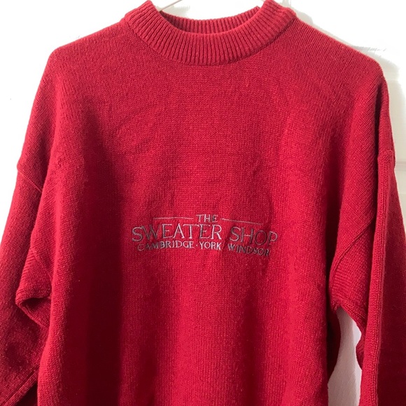 The Sweater Shop Cambridge Sweaters | Vintage 1980s The Sweater Shop Wool Sweater | Color: Red | Size: XL | Sjw1969's Closet